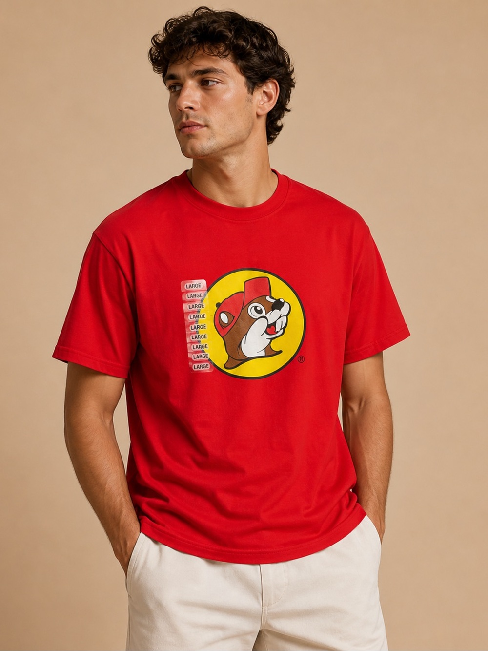 Buc-ee’s Red Graphic Tee NWT Size L